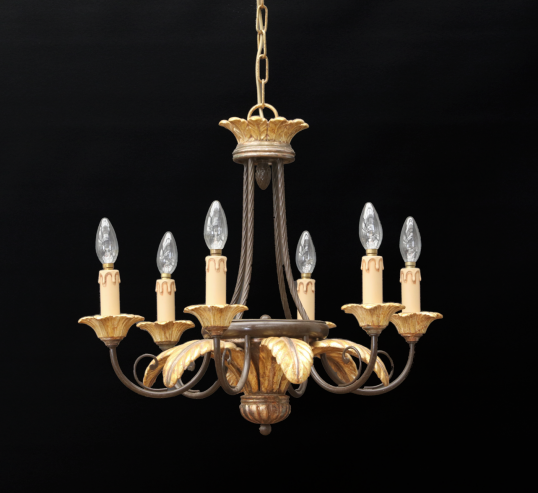 Laurel Leaf 6 Light Chandelier